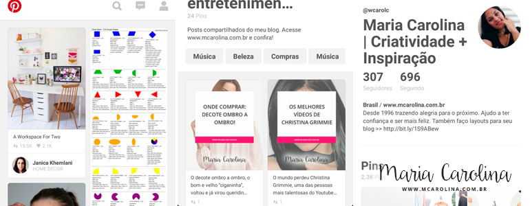 Pinterest | Meus aplicativos favoritos (até agora!) | MCarolina.com.br