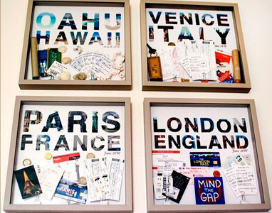 Quadro de lembrança | 6 lindas e fáceis DIY no Pinterest | MCarolina.com.br